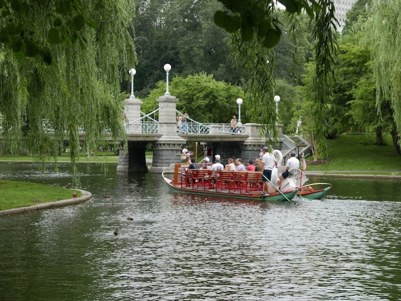 Boston Public Garden swan boat